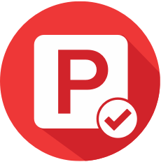 Red intoParking App product icon